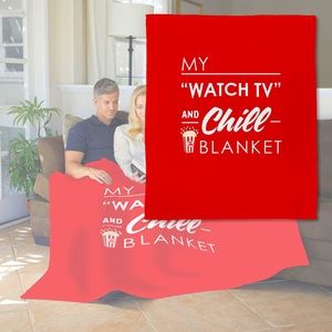 Plush Throw Blanket - Watch TV and Chill